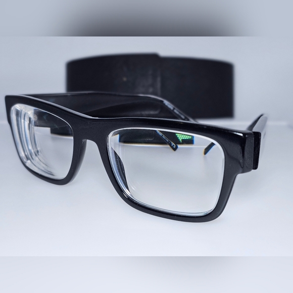 Prada Black Eyeglasses RX VPR 15Y 1AB 101 - Picture 7 of 11